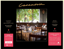 Tablet Screenshot of casanovamaui.com